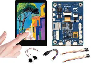 RP2350 2.8inch Capacitive Touch Display Development Board, 240x320, IPS LCD Screen, 5-Point Touch, SPI Interface, Accelerometer and Gyroscope Sensor, Dual-Core & Dual-Architecture Design