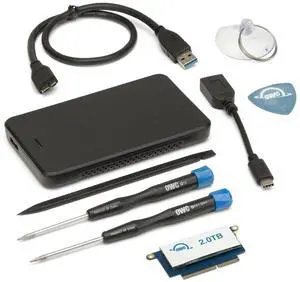 OWC 2.0TB Aura Pro NT High-Performance NVMe SSD Upgrade Kit with Tools and 1TB Express USB 3.0, Compatible with 2016-2017 13-inch MacBook Pro Non-Touch Bar