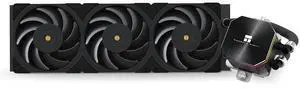 Thermalrlght Frozen Edge 360 Black CPU Liquid Cooler,Efficient PWM Controlled Pump 3300RPM,120mm PWM Fan,Water Cooling Computer Parts,for AMD AM4/AM5,Intel 1150/1151/1200/2011/1700,Computer AIO Cooler