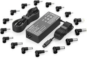 YEOTSMUT 90W 65W Universal AC Adapter Laptop Charger Replacement for Lenovo HP Dell Asus Samsung IBM Toshiba Sony Fujitsu Gateway Computer Power Cord Supply AC Adapter with 16 Tips