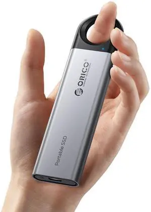 ORICO 512GB External SSD - Ultra-Fast 460MB/s Speed, Hanging Hook Design, Plug & Play, USB-C & A 2-in-1 Cable, Durable & Portable Storage for USB-C Smartphones, Tablets, Laptops - C5