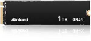 INLAND QN460 SSD 1TB Gen4 NVMe M.2 Internal Gaming Solid State Drive, Up to 6,000MB/s, Storage and Memory for Laptop & PC Desktop