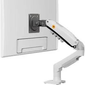 Monitor Mount,Fits 17-30" or Bigger Computer Monitors(Within 19.8lbs), Adjustable Stand with Tilt Rotation Swivel Function, Desk Mount F80 Series (White)