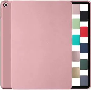 DuraSafe Cases for iPad 4th iPad 3rd iPad 2nd Gen - 9.7 Inch [iPad 4 3 2 Gen Old Model ] A1396 A1416 A1430 A1403 A1458 A1459 A1460 A1395 A1397 Full Body Soft Back Cover Wake/Sleep Feature - Rose Gold