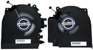 LANDALANYA Replacement New CPU and GPU Cooling Fan for HP Envy 15-EP TNP-Q237 Series M04776-001 M04777-001 ND85C25-19J12 ND85C24-19J11 DC12V 0.5A Fan