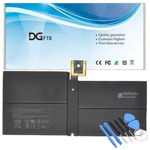 G3HTA038H DYNM02 Battery Replacement for Microsoft Surface Pro 5th (Model 1796, 2017) / Surface Pro 6(Model 1807/1809/1796, 2018) 12.3" 2-in-1 Core i5 i7 m3 FJU-00001 FKJ/FKG-00001 7.57V 45Wh/5940mAh