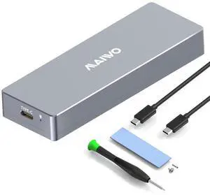 MAIWO 12+16 PIN SSD Enclosure for Mac Flash SSDs,USB3.2 20Gbps AHCI Mac Pro Enclosure Compatible with MacBook Air/Pro/Retina Mac iMac, Upgrade Your MacBook's Storage Space