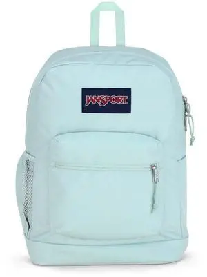 JanSport Cross Town Plus Backpack - Large Main Compartment, Side Water Bottle Pocket, 15-Inch Padded Laptop Sleeve - Fresh Mint