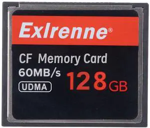 Original 128GB CF Memory Card UDMA Speed Up to 60MB/s SLR Camera CF Card for Professional Photographer,Videographer,Enthusiast 128gb