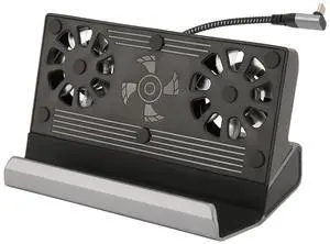 10 in 1 Dock Station Hub, USB C Docking Station with Dual Cooling Fan, Aluminum Alloy for Steam Deck Docking Station, HD Multimedia Interface 2.0 Output