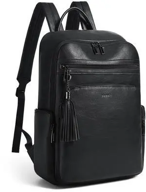 Shrrie Laptop Backpack for Women Fits 16 inch Laptop,Designer Backpacks for Women with Computer Compartment to Business Black