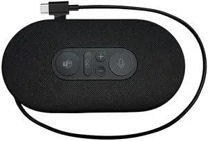Modern USB-C Speaker for Microsoft USB-C Speaker(8KZ-00001),2-Way Compact Stereo Speaker for Business Team Meeting, Call Controls, Noise Reducing Microphone,Wired USB-C for Windows 10/11(Black)