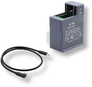 PoE Texas at-HUB PoE+ to USB-C Power and Data Delivery for Amazon Echo Hub Smart Home Control Panel - Power Output, 10/100 Mbps Speeds with USB-C Cable - Compatible with 802.3at PoE+ Switch
