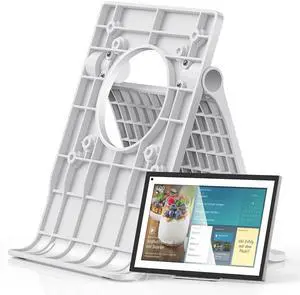 FANGOR Desktop Stand Compatible for Echo Show 15, BX156 Monitor,etc - Secure Horizontal Mount with Anti-Tip Design | Portable for Kitchen Counter, Desk, Home Office & Living Room