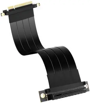 SinLoon PCIe 3.0 X8 Extension Cable PCI-E 8X Male to Female Riser Cable 25CM (90 Degree Female)