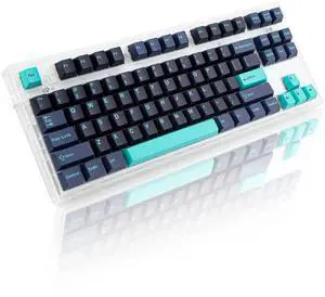 BowJian Custom Keycaps 173 Keys Cherry Profile Set - ABS Double Shot Keycap Kit - Suitable for ANSI & ISO Layout Mechanical Keyboards (Hammerhead Dark)