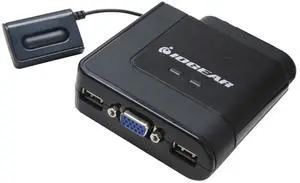IOGEAR 2-Port USBCABLEKVMSWITCHWITHAUDIOANDMIC