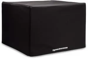 DigitalDeckCovers Printer Dust Cover for HP OfficeJet Pro 8610 / 8615 / 8620 / 8625 Printers [Antistatic, Water Resistant, Heavy Duty Black Fabric]