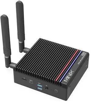 MINIX Fanless Mini PC Windows 11 Pro, Intel i3-N350, NEO Z350-0dB 16GB DDR4 512GB M.2 PCIe Gen3 x 4 SSD Micro Desktop Computer, 4K Dual Display/2.5G LAN, for Business Home Office Multi-Tasking
