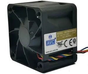 CCBBAA 5pcs 40mm Powerful Cooling Fan for AVC 4028 12V 1A DBTB0428B2G high Speed Server Fans 404028mm Dual Ball Bearing 4wire pwm