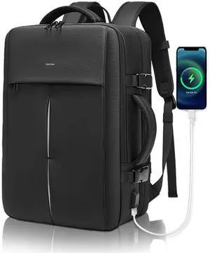 Travel Backpack Business for Men Carry On Backpack Large 45L Travel Bag Water-resistant Laptop Backpack Weekender Bag Fits 17.3 lnch Laptop