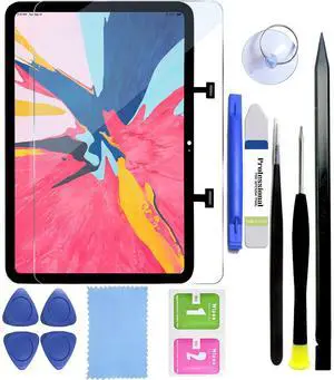 for iPad 10th Generation (10 Gen 2022) Screen Replacement Repair Kit 10.9" Digitizer Front Touch Glass +Protector +Adhesive +DIY Tools (without LCD)
