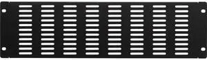 NavePoint 3U Blank Rack Mount Panel IT Server Network Spacer Slotted Venting