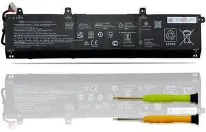 UGXKNAE IR06XL Laptop Battery Replacement for HP ZBook Power G7 1J3Y1EA 1J3Y2EA 1J31AEA 1J3X7EA 1J3Q8EA 2C9P1EA 2H6Y0UT Mobile Workstation Series Notebook TPN-DB0C IR06083XL