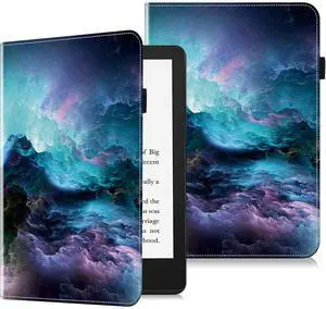 VODEFOX Case for 6.8 Kindle Paperwhite 11th Generation 2021,Kindle Paperwhite Signature Edition Case,PU Leather Book Cover with Auto Wake/Sleep - Starry Sky