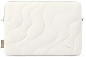 tomtoc 360 Protective Puffy Laptop Sleeve for 14-inch MacBook Pro M4/M3/M2/M1 Pro/Max A3112 A3401 A3185 A2992 A2918 A2779 2024, 13.5/13.8-inch Surface Laptop 7(Copilot+ PC)/6/5/4/3, Quilted Design
