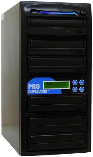 Produplicator 1 to 5 24X Burner CD DVD Duplicator - Standalone Copier Duplication Tower