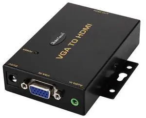 JideTech 1080P VGA to HDMI Converter with 3.5mm Audio Port for PC Laptop Display Computer Mac Projector