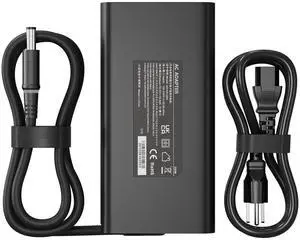 330W Laptop Charger Compatible with DELL Alienware M16 r2 r1 M18 r2 r1 X16 r1 X17 r1 r2 Dell 330w 7.4mm Ggan Slim Ac Adapter 330 Watt Laptop Charger Power Supply