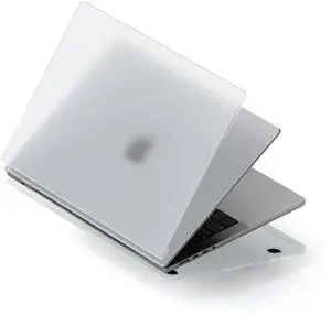 Satechi Eco Hardshell Case Compatible with MacBook Pro 14-inch (M1 2021, M2/M3 2023, M4 2024), Slim & Lightweight, Hub-Friendly Design, Clear
