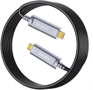 swegltek Fiber Optic USB C Cable(33ft),10Gbps Active Optical Type C Gen3.2 Cable,Compatible with Cameras,Displays,Projectors,Webcams,Printer swegltek Fiber Optic USB C Cable(33ft),10Gbps Active Optical Type C Gen3.2 Cable,Compatible with Cameras,Displays,Projectors,Webcams,Printer