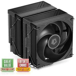 ID-COOLING FROZN A620 PRO SE - Blackout Dual-Tower Air CPU Cooler, 6×6mm Heatpipes, Dual 120x120x25mm Quiet Fans, Intel LGA1700/1851/1200/115X; AMD AM4/AM5 (157mm in Height)