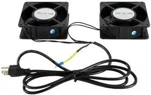 RAISING ELECTRONICS Server Cooling Cabinet Fan 110V Rack Mount 2 Pieces