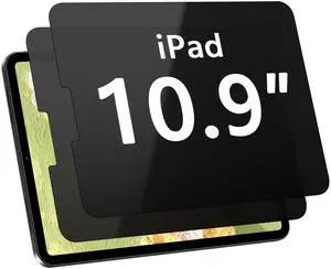[2 Pack] JEHOO for iPad Air 5/4 10.9-Inch (2022/2020, 5th/4th Generation) and iPad Pro 11-Inch (2022/2021/2020/2018 Model) Privacy Screen Protector, Anti-Spy Tempered Glass Film, Anti-Scratch, Anti-Sh
