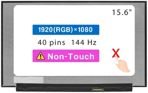 Screen Replacement for Acer Nitro 5 AN515-54 AN515-55 AN515-57 AN515-58 AN515-55-53E5 AN515-55-55M1 AN515-57-74TT N20C1 15.6" FHD 1920x1080 40 pin 144 Hz LCD Non-Touch Screen Display Panel Screen Replacement for Acer Nitro 5 AN515-54 AN515-55 AN515-57 AN515-58 AN515-55-53E5 AN515-55-55M1 AN515-57-74TT N20C1 15.6" FHD 1920x1080 40 pin 144 Hz LCD Non-Touch Screen Display Panel