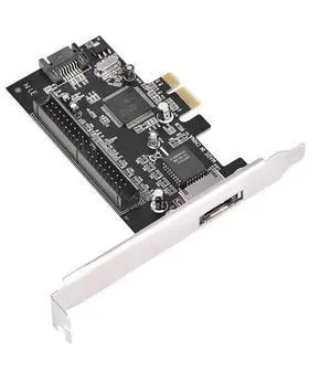 PCI-E SATA Controller Card, PCI Express to IDE ATA133 SATA II ESATA RAID Card Adapter Converter 2 Internal SATAII Interface for Winds 2000/xp/server 64-bit PCI-E SATA Controller Card, PCI Express to IDE ATA133 SATA II ESATA RAID Card Adapter Converter 2 Internal SATAII Interface for Winds 2000/xp/server 64-bit