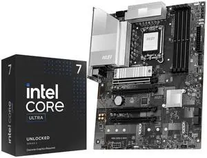MICRO CENTER CPU Motherboard Combo - Ultra 7 265KF Desktop Processor 20 cores up to 5.5 GHz with Pro Z890-S WiFi lga 1851 Motherboard MICRO CENTER CPU Motherboard Combo - Ultra 7 265KF Desktop Processor 20 cores up to 5.5 GHz with Pro Z890-S WiFi lga 1851 Motherboard