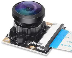 DORHEA Raspberry Pi 4 B Camera - 222 FoV Fisheye Wide Angle Webcam With Night Vision, 5 Megapixel 1080p OV5647 Video Module for Pi Model 3 A/B/B+, 2 and 3 B+ DORHEA Raspberry Pi 4 B Camera - 222 FoV Fisheye Wide Angle Webcam With Night Vision, 5 Megapixel 1080p OV5647 Video Module for Pi Model 3 A/B/B+, 2 and 3 B+