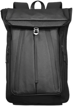 The Frenchie Co. - Work/Travel Speed Backpack - Expandable 23-30 L Laptop Pack - Anti-theft magnetic closure - Ballistic nylon body with full-grain Italian leather trim The Frenchie Co. - Work/Travel Speed Backpack - Expandable 23-30 L Laptop Pack - Anti-theft magnetic closure - Ballistic nylon body with full-grain Italian leather trim