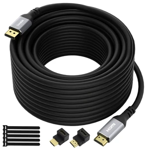 4K@60Hz DisplayPort to HDMI Cable 50 FT, Active Uni-Directional, Long 4K@60Hz DisplayPort to HDMI Cable 50 FT, Active Uni-Directional, Long