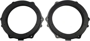 Speaker Adapters Compatible With Porsche 718 911 Boxster Cayenne Cayman Macan Panamera Taycan - Front Doors - For 8" Aftermarket Speakers Speaker Adapters Compatible With Porsche 718 911 Boxster Cayenne Cayman Macan Panamera Taycan - Front Doors - For 8" Aftermarket Speakers