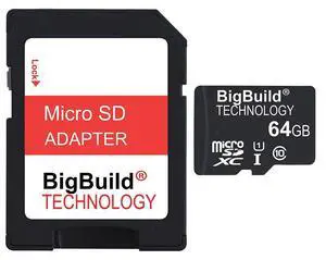 BigBuild Technology 64GB Micro SDXC Memory Card for Xiaomi Redmi A3/A3x/A3 Pro, A4, Note 12R, Note 13/13 Pro Cell Phones BigBuild Technology 64GB Micro SDXC Memory Card for Xiaomi Redmi A3/A3x/A3 Pro, A4, Note 12R, Note 13/13 Pro Cell Phones