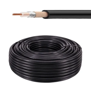 urcianow RG58 Coaxial Cable 100ft 50 Ohm, Low Loss, Shielded urcianow RG58 Coaxial Cable 100ft 50 Ohm, Low Loss, Shielded