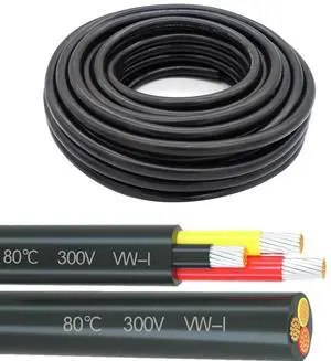 26 Gauge 3 Conductor Tinned Copper Electrical Wire Stranded PVC Audio Power Cable Speaker Wire (Red & Black & Yellow) 26AWG-3C-80FT 26 Gauge 3 Conductor Tinned Copper Electrical Wire Stranded PVC Audio Power Cable Speaker Wire (Red & Black & Yellow) 26AWG-3C-80FT