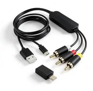OatXtorpor USB C to RCA Adapter, 6ft Wired Converter Type-C Male to 3 RCA Male Screen Mirroring with USB A&USB C Adapter OatXtorpor USB C to RCA Adapter, 6ft Wired Converter Type-C Male to 3 RCA Male Screen Mirroring with USB A&USB C Adapter