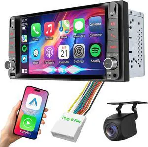 Plug & Play Car Radio Stereo for Nissan Rogue Selet 2014-2015/Sentra 2015-2019/Versa 2014-2019/Versa Note 2014-2019/Quest 2011-2017/TITAN 2013-2015 W/Carplay Android Auto Touchscreen Bluetooth AM/FM Plug & Play Car Radio Stereo for Nissan Rogue Selet 2014-2015/Sentra 2015-2019/Versa 2014-2019/Versa Note 2014-2019/Quest 2011-2017/TITAN 2013-2015 W/Carplay Android Auto Touchscreen Bluetooth AM/FM